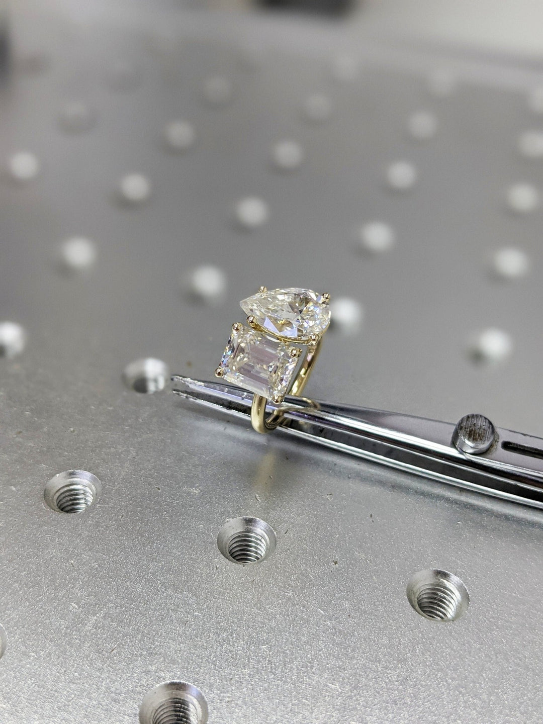 pear cut engagement ring for her,