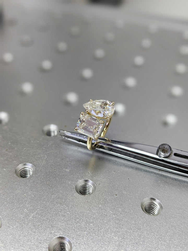pear cut engagement ring for her,