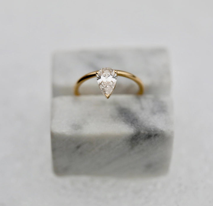 pear cut proposal ring,