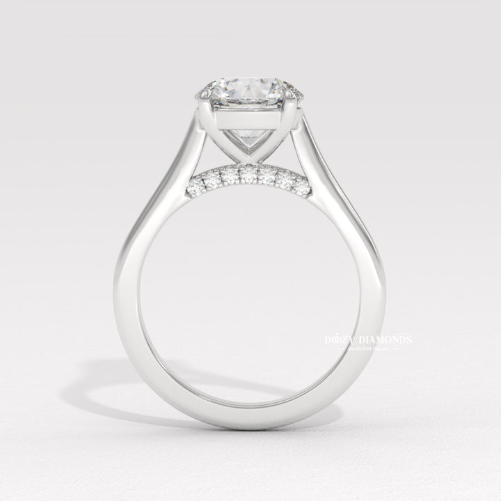 luxury bridal jewelry, women’s engagement jewelry, handcrafted diamond ring, fine jewelry engagement ring, round jewelry ring, proposal diamond ring, contemporary bridal ring,