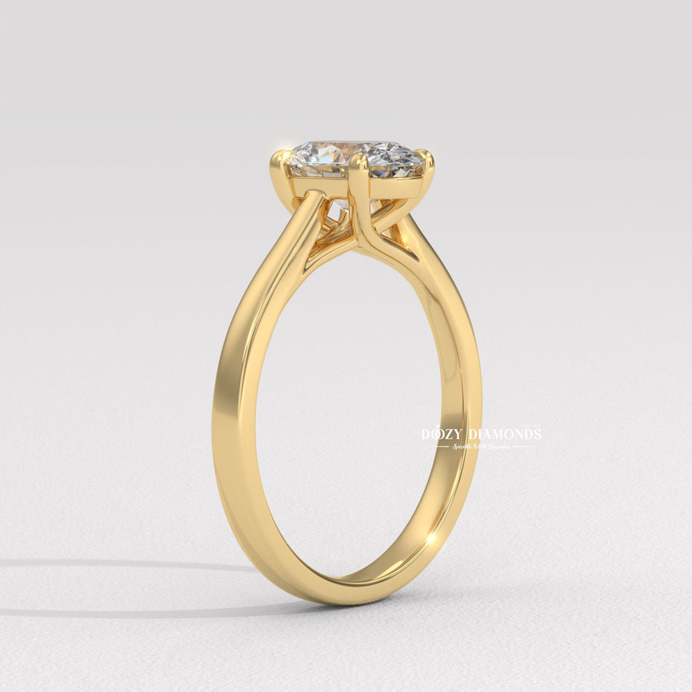 ethical lab diamond ring, eco friendly engagement jewelry, conflict free diamond ring, luxury bridal accessory, engagement ring for bride, wedding jewelry for women, sparkling oval diamond, forever love ring, commitment diamond jewelry, heirloom quality engagem