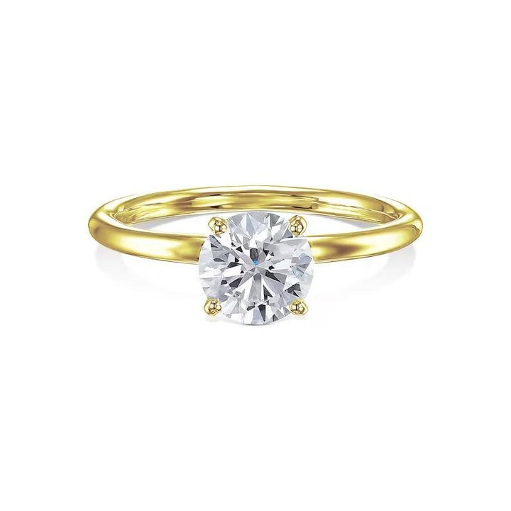 sparkling solitaire diamond wedding ring,