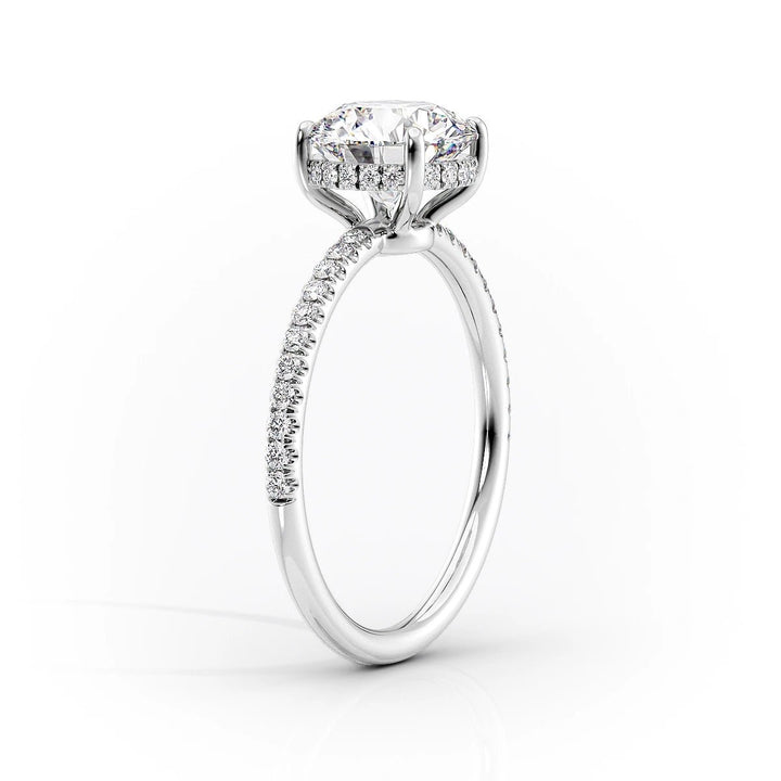 elongated oval diamond ring,