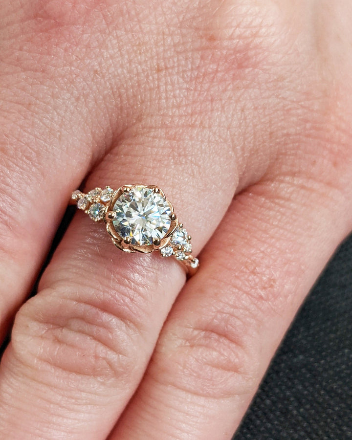 diamond engagement ring setting