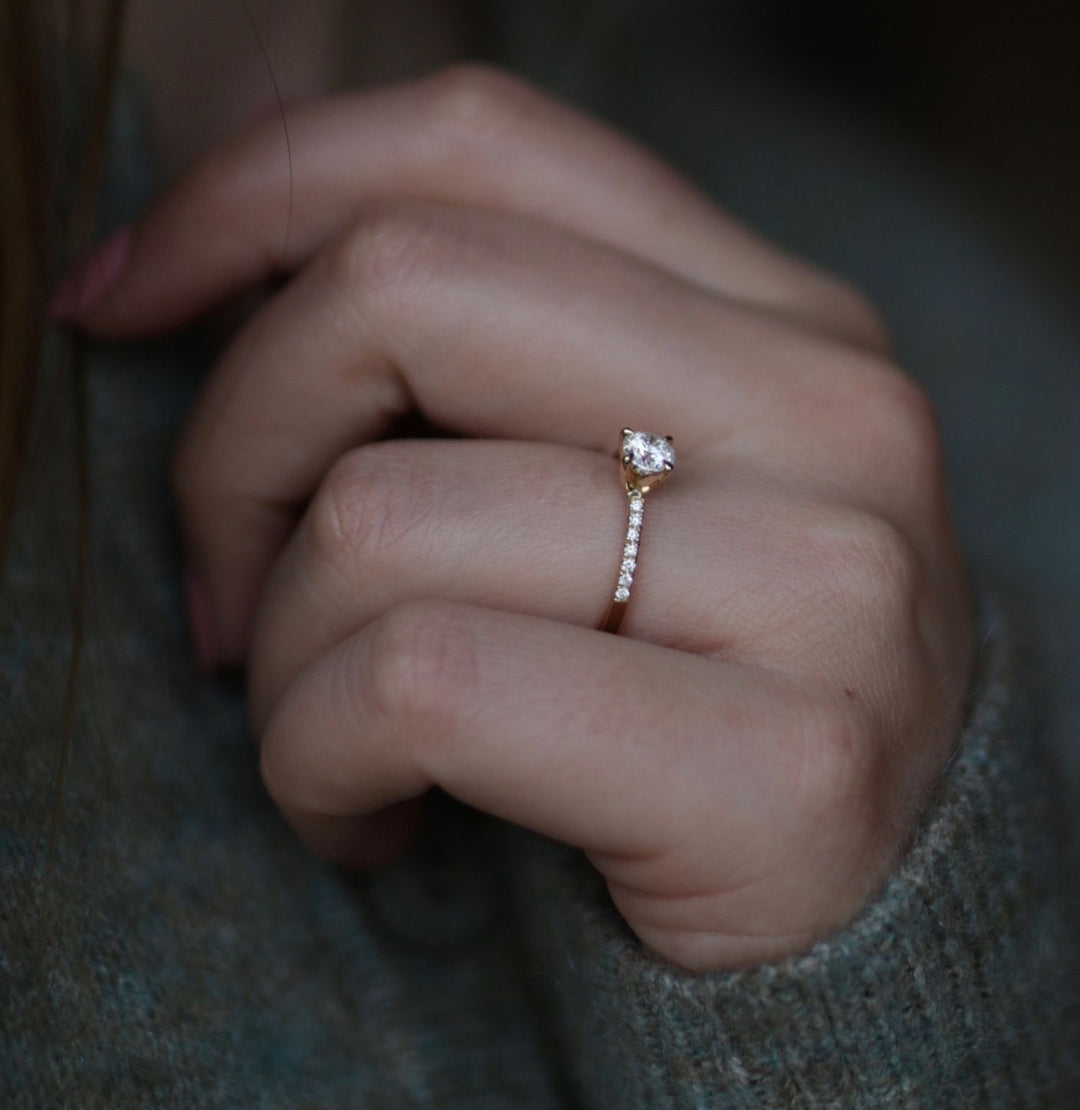 bridal solitaire ring