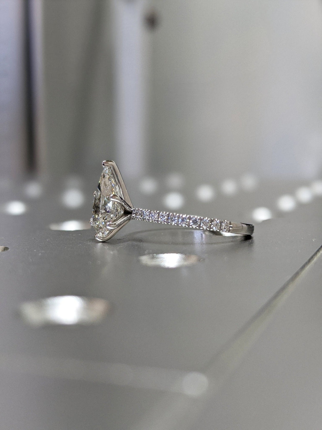 diamond engagement ring setting