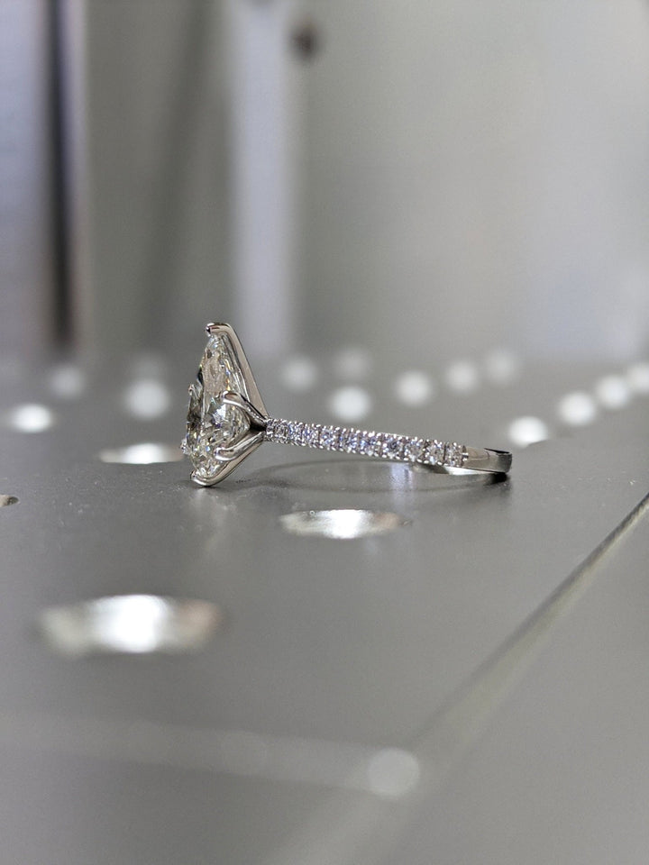diamond engagement ring setting