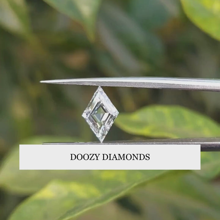 0.10CT Lozenge Cut Lab-Grown Diamond
