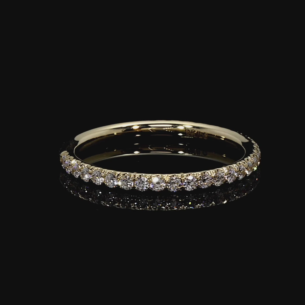 Round FG-VS1 Lab Grown Diamond Eternity Wedding Band