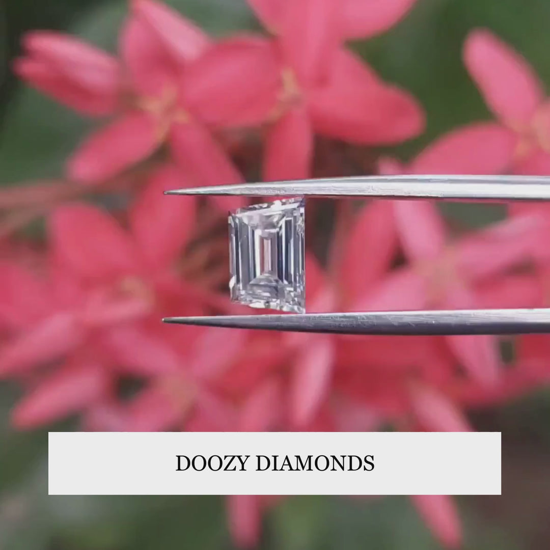 0.10CT Trapezoid Step Cut Lab-Grown Diamond
