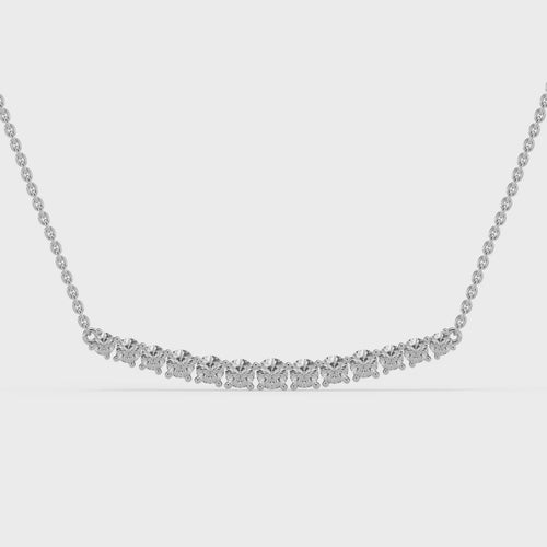  Round Cut Diamond Anadriel Moissanite Necklace For Women 