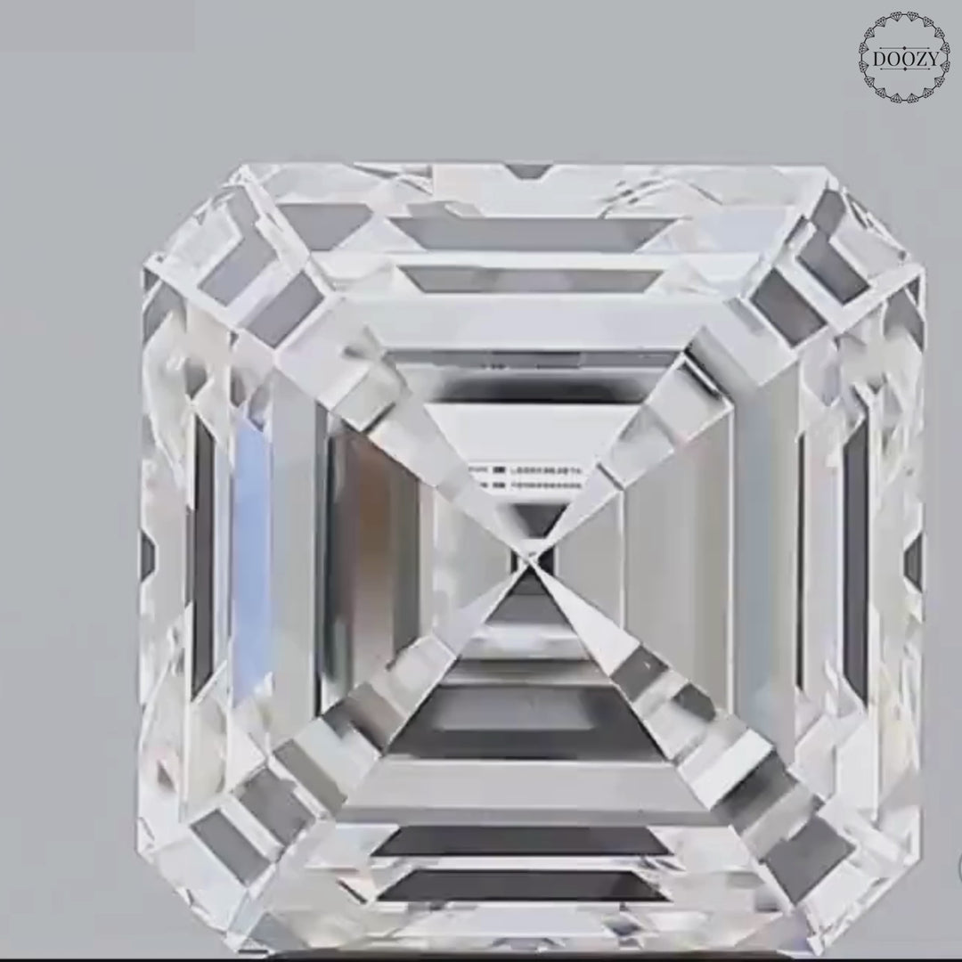 3.30CT Asscher Cut Lab-Grown Diamond