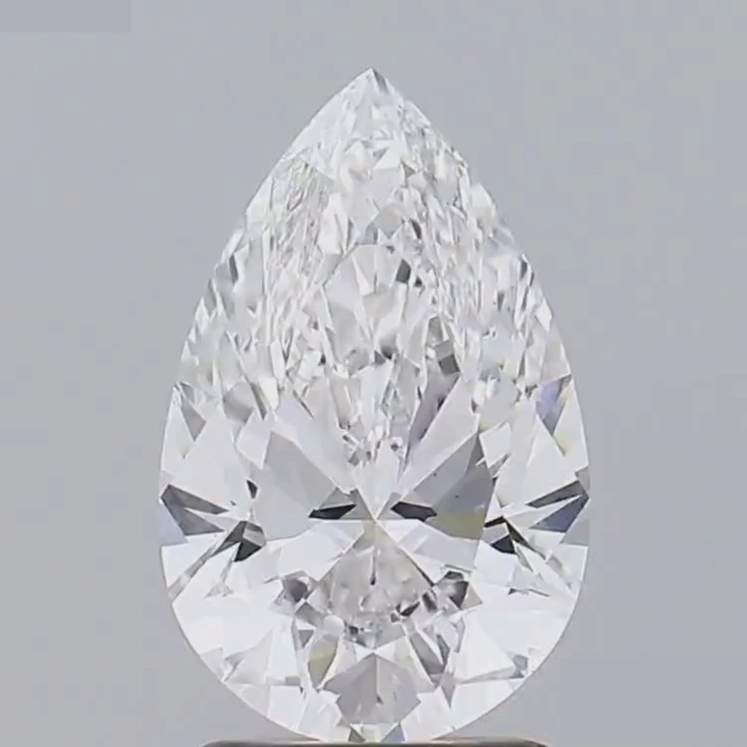 2.11CT Pear Cut Lab-Grown Diamond