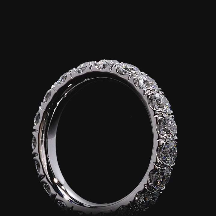 Round FG-VS1 Lab Grown Diamond Eternity Stacking Band