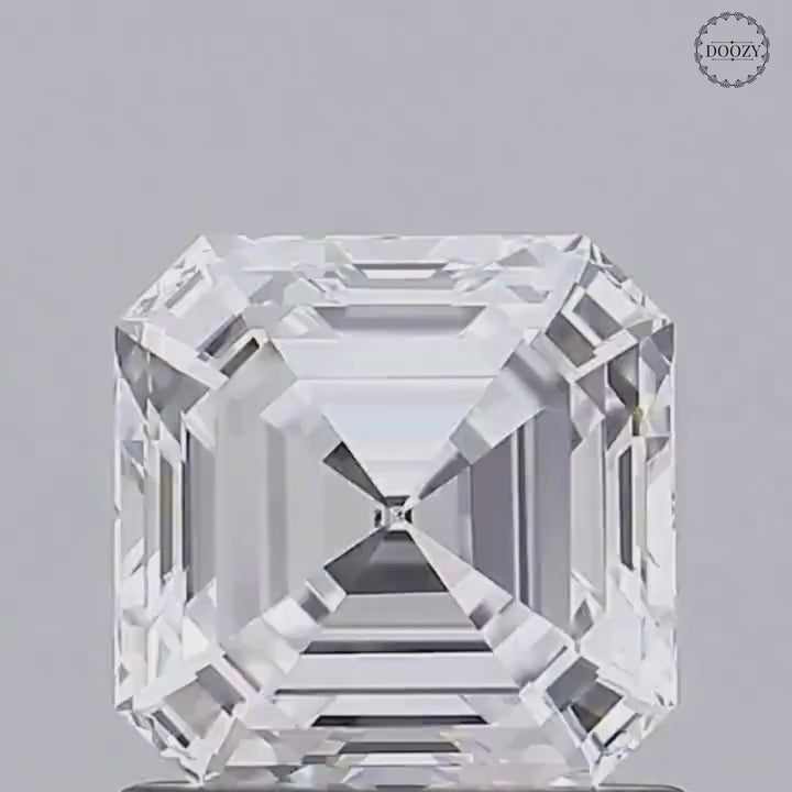 1.0CT Asscher Cut Lab-Grown Diamond