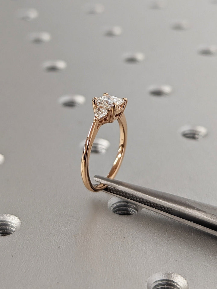 classic princess engagement ring