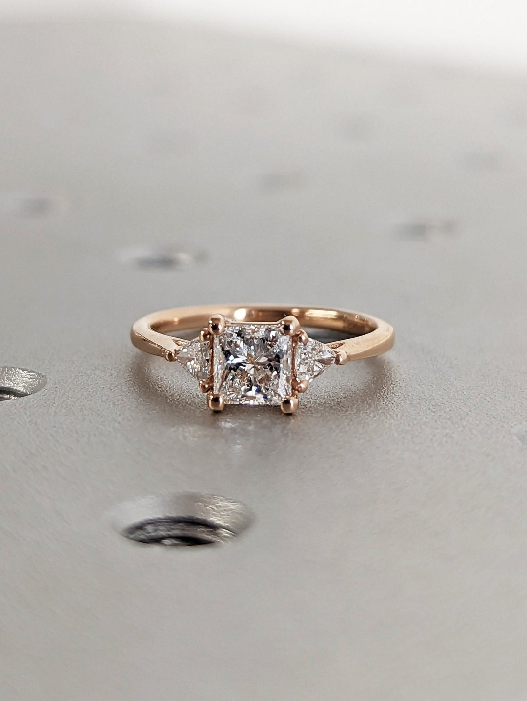 princess diamond wedding band,