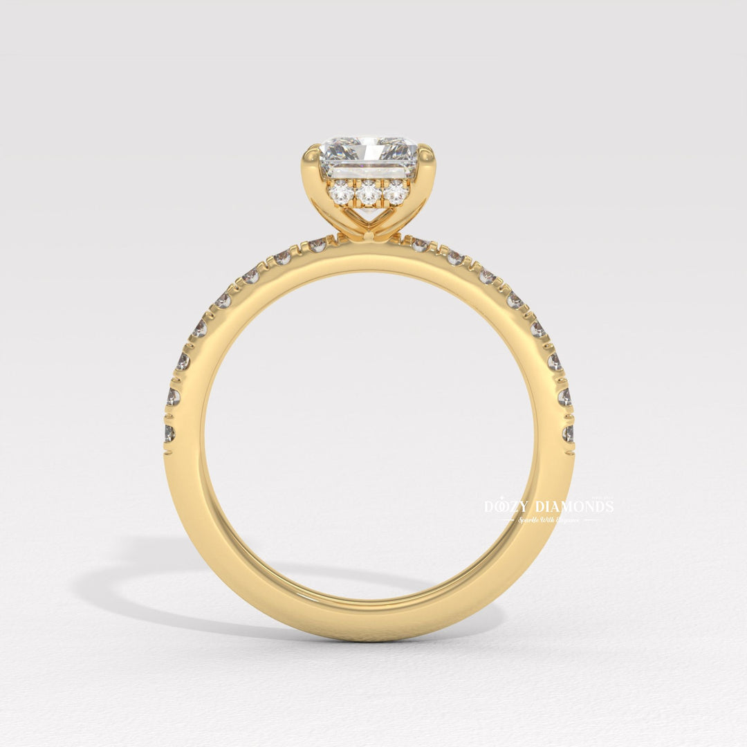 elegant engagement ring, timeless engagement ring, classic engagement ring, modern engagement ring, romantic proposal ring, sustainable jewelry, ethical jewelry, radiant solitaire ring,