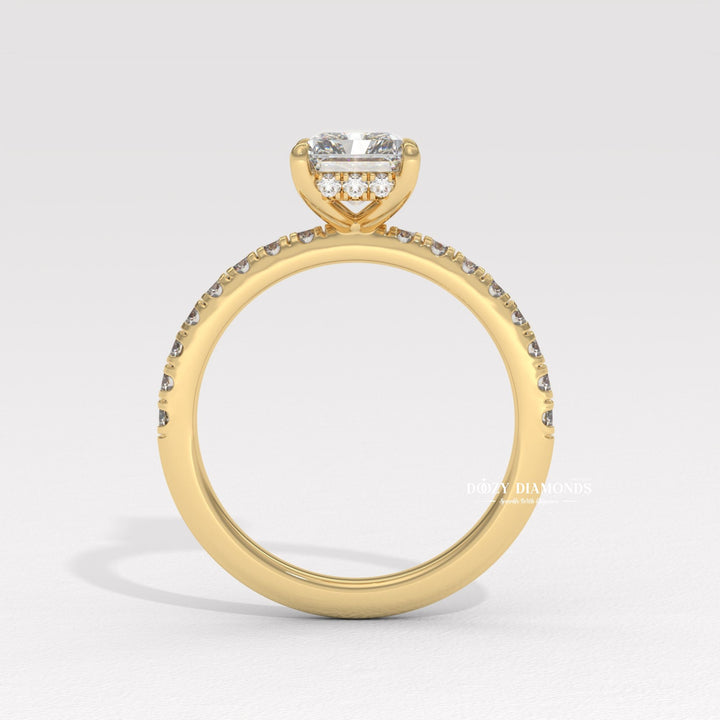 elegant engagement ring, timeless engagement ring, classic engagement ring, modern engagement ring, romantic proposal ring, sustainable jewelry, ethical jewelry, radiant solitaire ring,