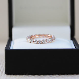 Round FG-VS1 Lab Grown Diamond Eternity Wedding Band