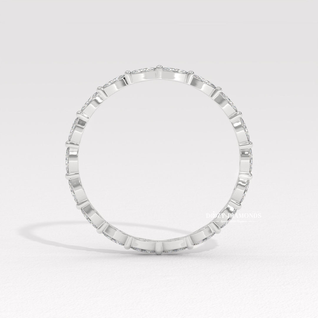 Marquise Lab Grown Diamond Band In Full Eternity