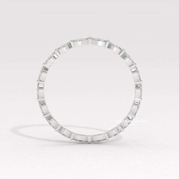 Marquise Lab Grown Diamond Band In Full Eternity