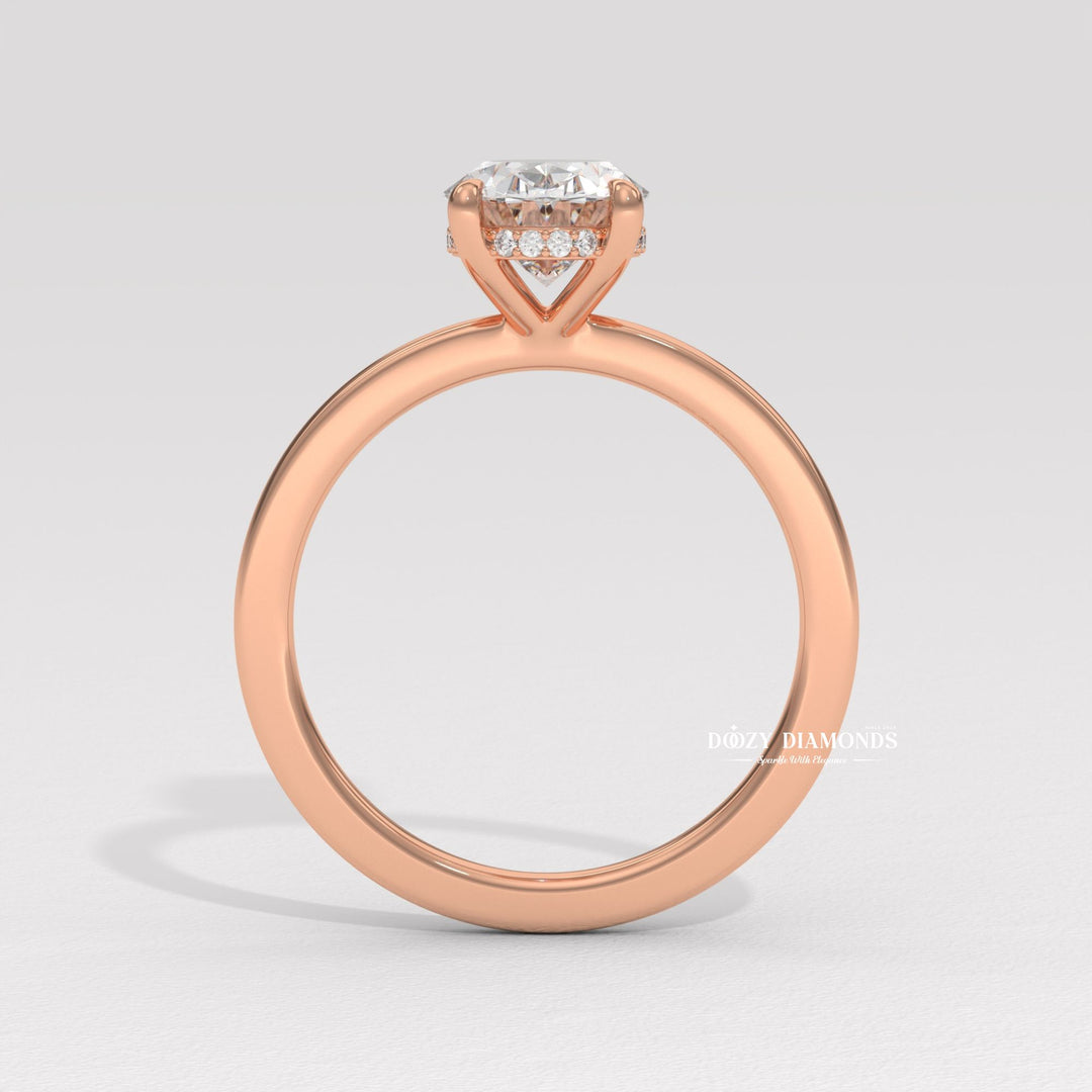 brilliant sparkle ring, sustainable bridal ring, premium lab diamond ring, oval wedding ring, diamond wedding ring,