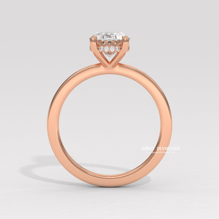 brilliant sparkle ring, sustainable bridal ring, premium lab diamond ring, oval wedding ring, diamond wedding ring,