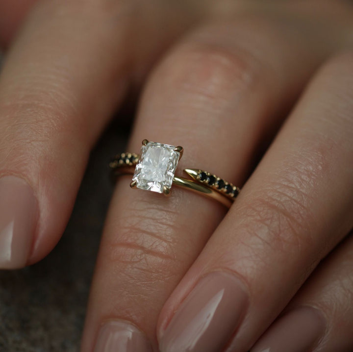 1.53 CT Radiant Solitaire CVD E/VVS2 Diamond Engagement Ring - Doozy Diamonds
