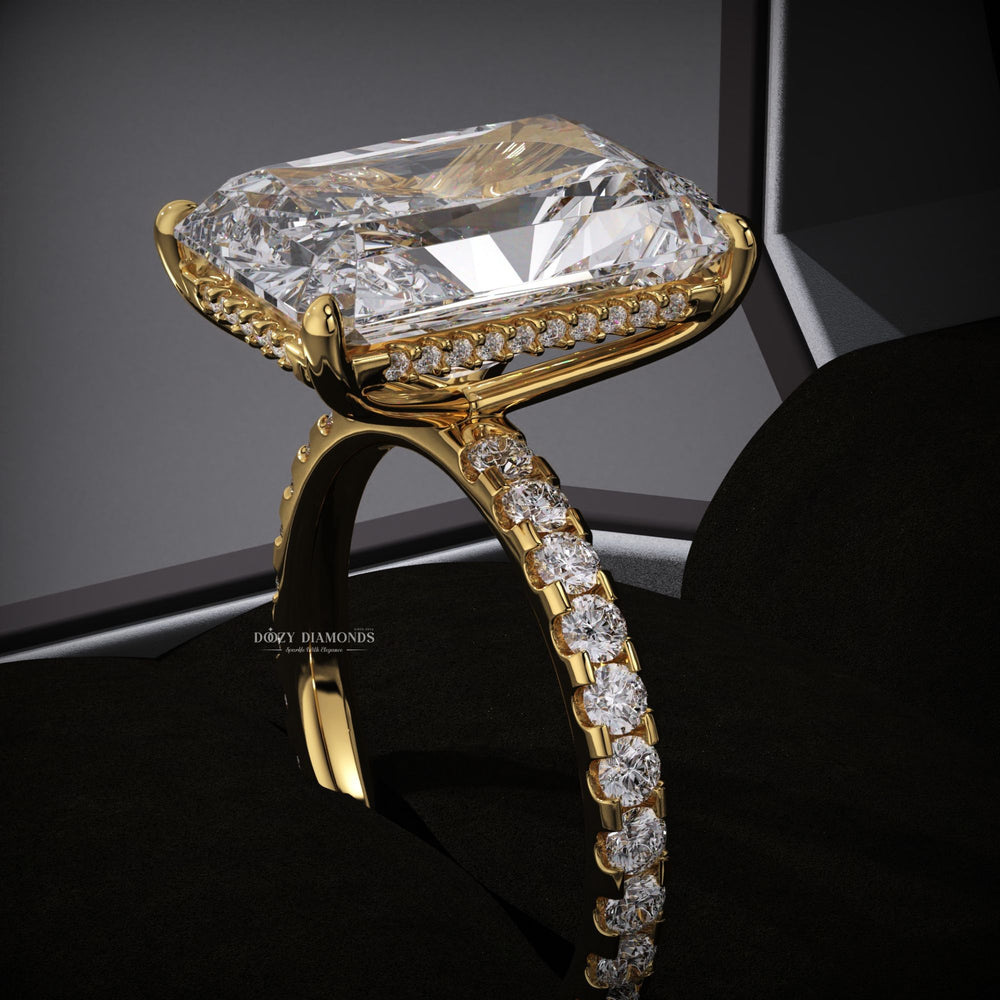radiant diamond ring
ethical engagement ring
lab created diamond ring
hidden halo bridal ring
modern engagement ring
luxury lab diamond ring