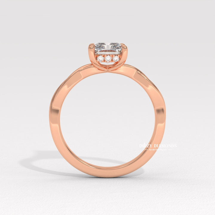 handcrafted diamond ring, fine jewelry engagement ring, radiant jewelry ring, proposal diamond ring, contemporary bridal ring, sustainable luxury jewelry, modern bridal ring, elegant wedding ring, radiant cut bridal ring,