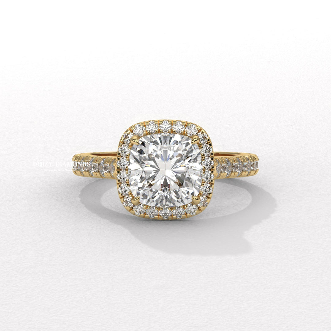 Cushion cut engagement ring, Cushion diamond engagement ring, Cushion solitaire engagement ring, Cushion halo engagement ring, Cushion pave engagement ring, 