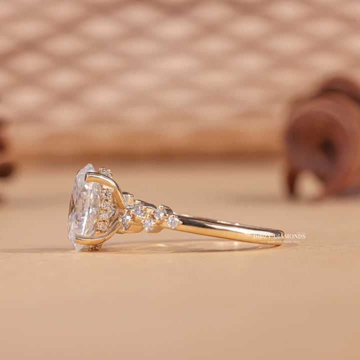 Oval customized engagement ring, Oval made-to-order engagement ring, Oval personalized engagement ring, Oval exclusive engagement ring, Oval engraved engagement ring, Oval