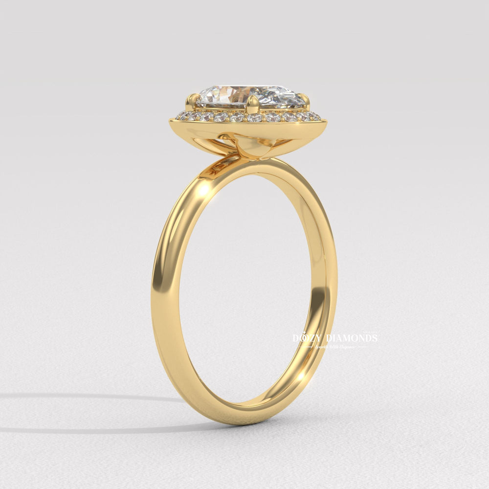  Oval made-to-order engagement ring, Oval personalized engagement ring, Oval exclusive engagement ring, Oval engraved engagement ring, Oval halo diamond engagement ring,