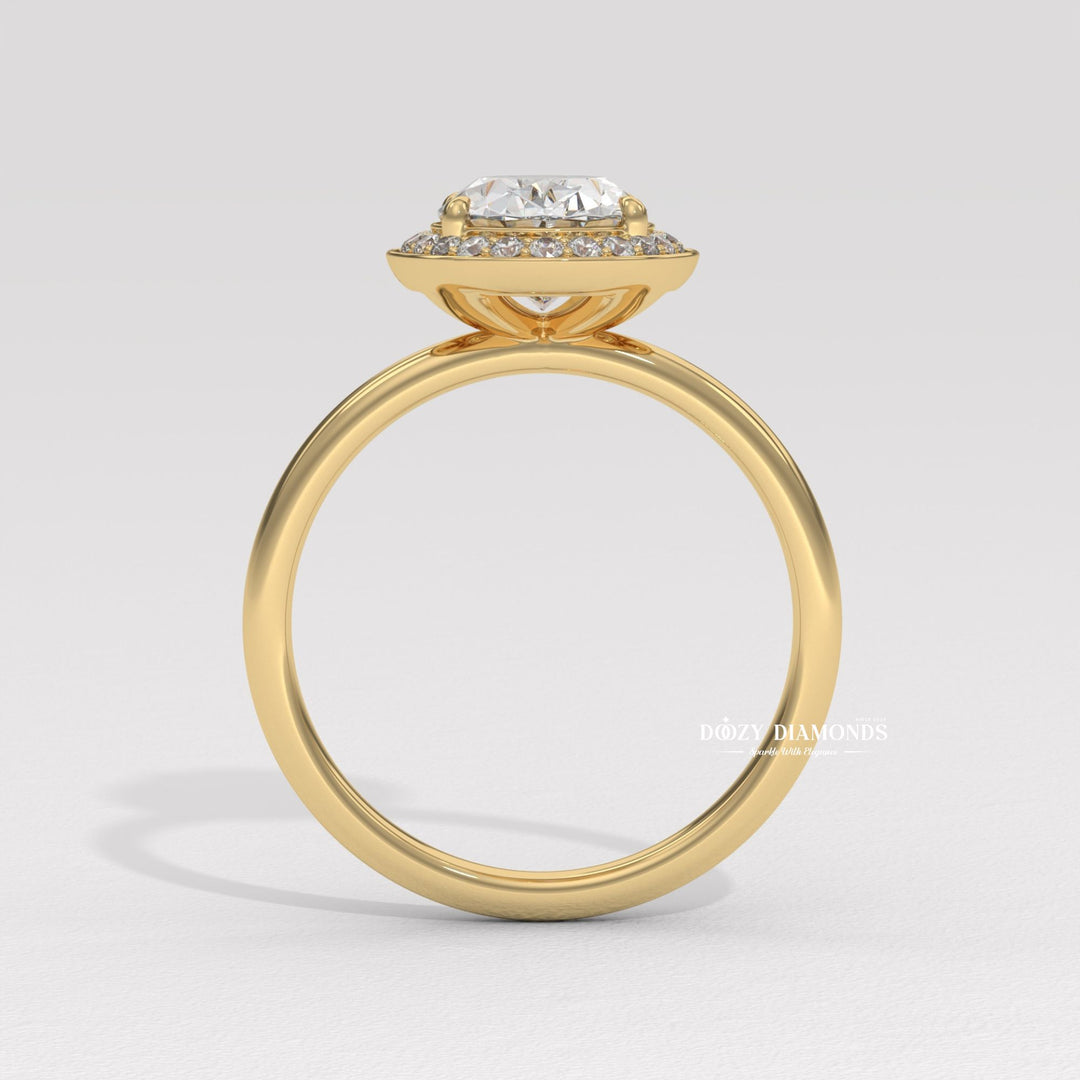 Oval solitaire diamond engagement ring, Oval unique diamond engagement ring, Oval custom diamond engagement ring, Oval affordable diamond engagement ring,