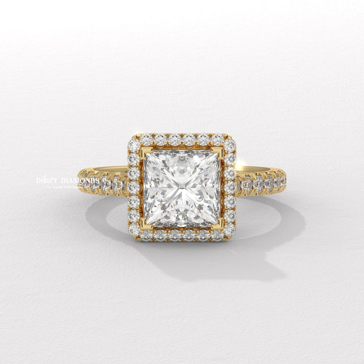 Princess cut engagement ring, Princess diamond engagement ring, Princess solitaire engagement ring, Princess halo engagement ring, Princess pave engagement ring,
