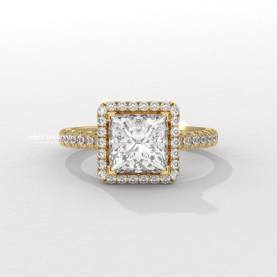 Princess cut engagement ring, Princess diamond engagement ring, Princess solitaire engagement ring, Princess halo engagement ring, Princess pave engagement ring,