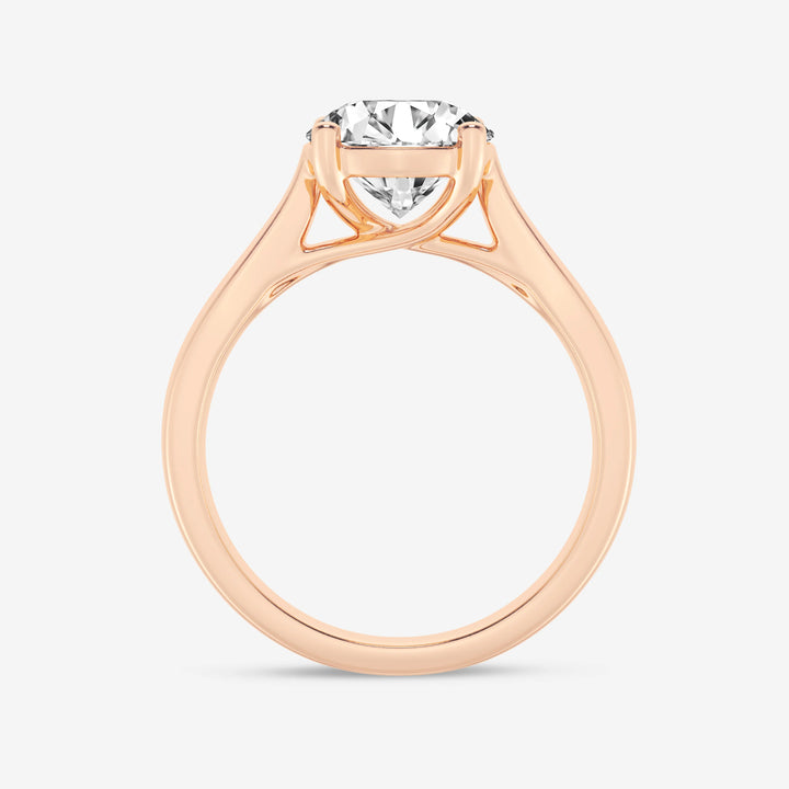 1.0CT Round Cut Moissanite Solitaire Diamond Engagement Ring
