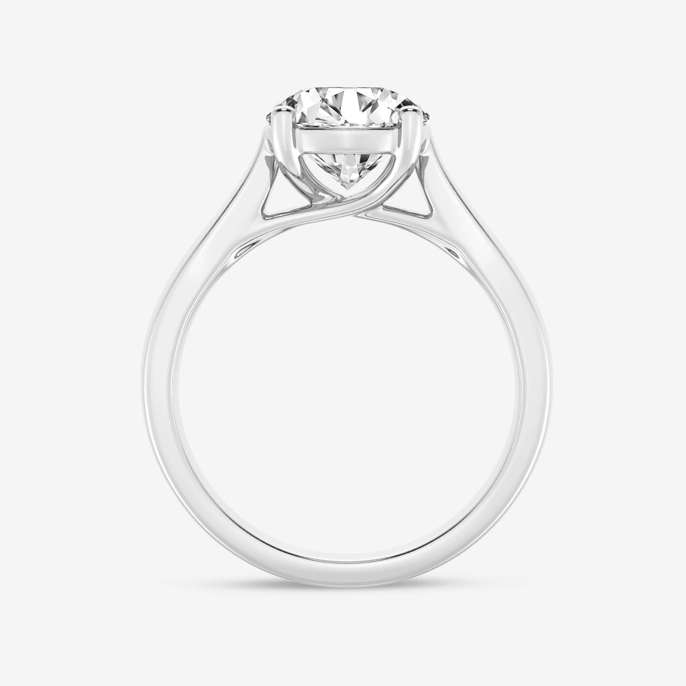 1.0CT Round Cut Moissanite Solitaire Diamond Engagement Ring