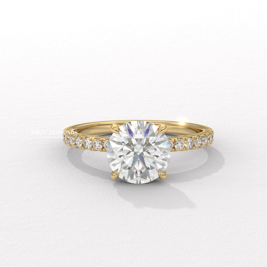 round lab grown diamond ring, round lab diamond ring, round lab created diamond ring, lab grown diamond ring, lab diamond engagement ring, diamond engagement ring, engagement ring for women,