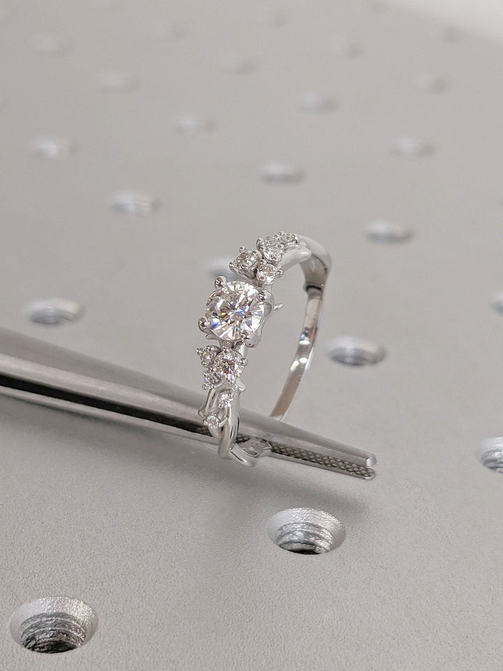 sophisticated bridal ring,