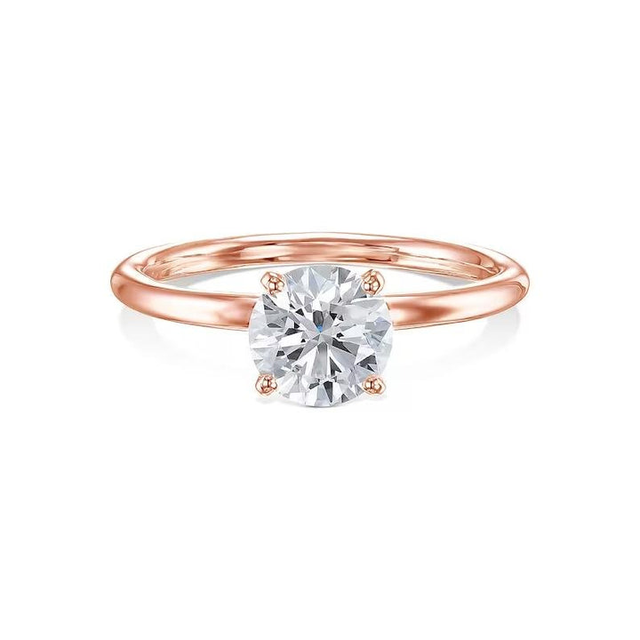 round solitaire ring for wedding proposal,