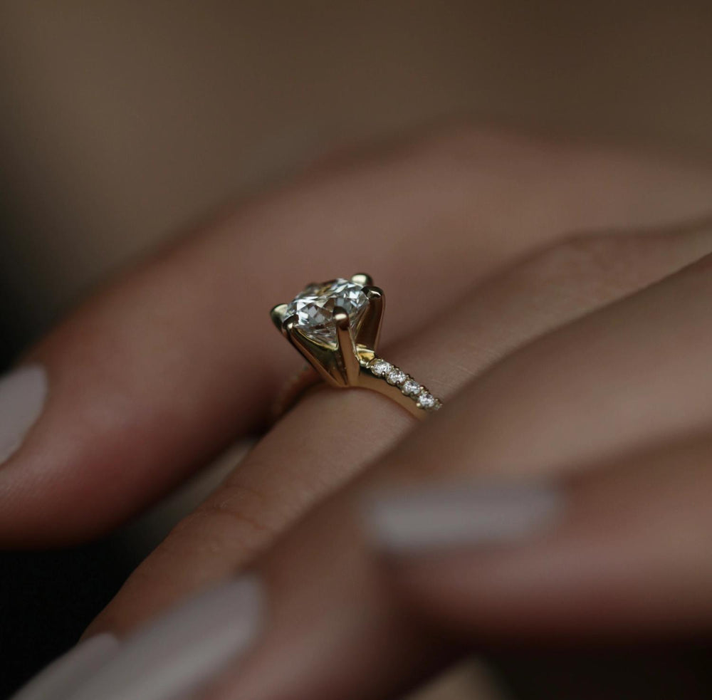 E VS1 diamond ring,