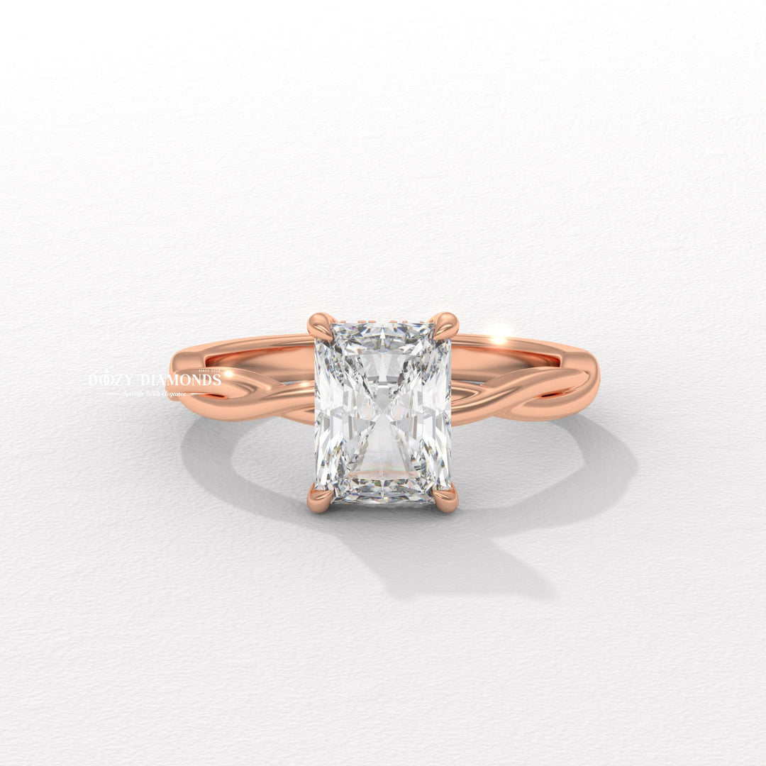 shared prong pave ring, split shank engagement ring, twisted vine ring, infinity engagement ring, crossover diamond ring, luxury diamond ring, feminine engagement ring, delicate diamond ring, stackable bridal ring, wedding band set, bridal set ring, certified diamond ring,
