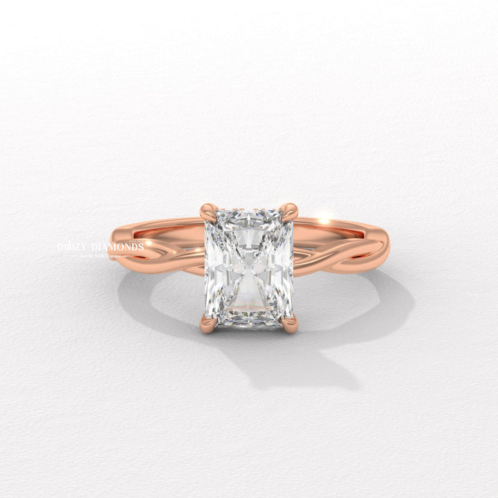 shared prong pave ring, split shank engagement ring, twisted vine ring, infinity engagement ring, crossover diamond ring, luxury diamond ring, feminine engagement ring, delicate diamond ring, stackable bridal ring, wedding band set, bridal set ring, certified diamond ring,