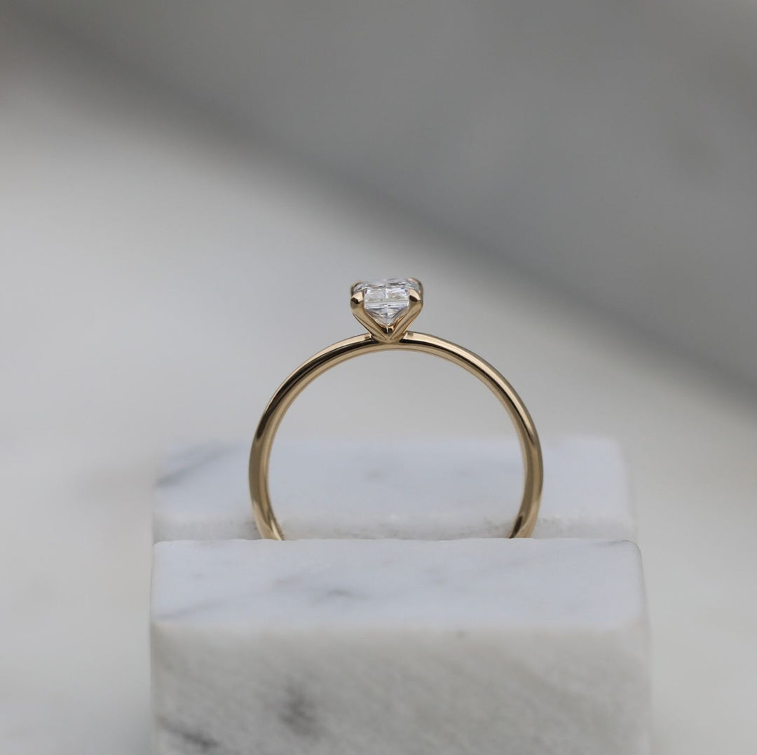 radiant bridal ring