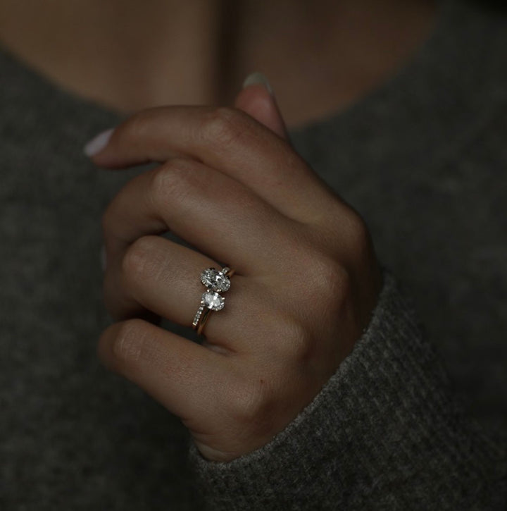 oval bridal ring