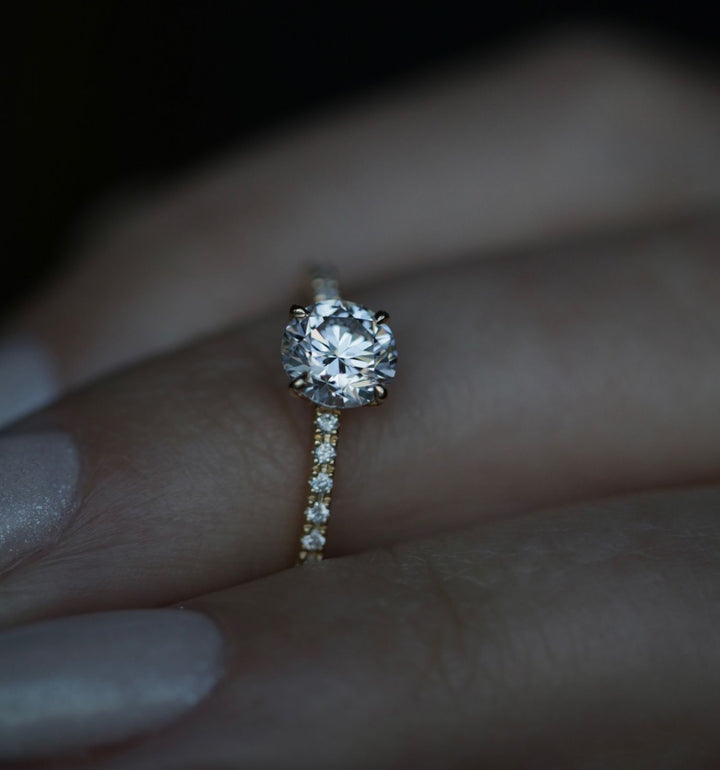 0.85 carat diamond ring,