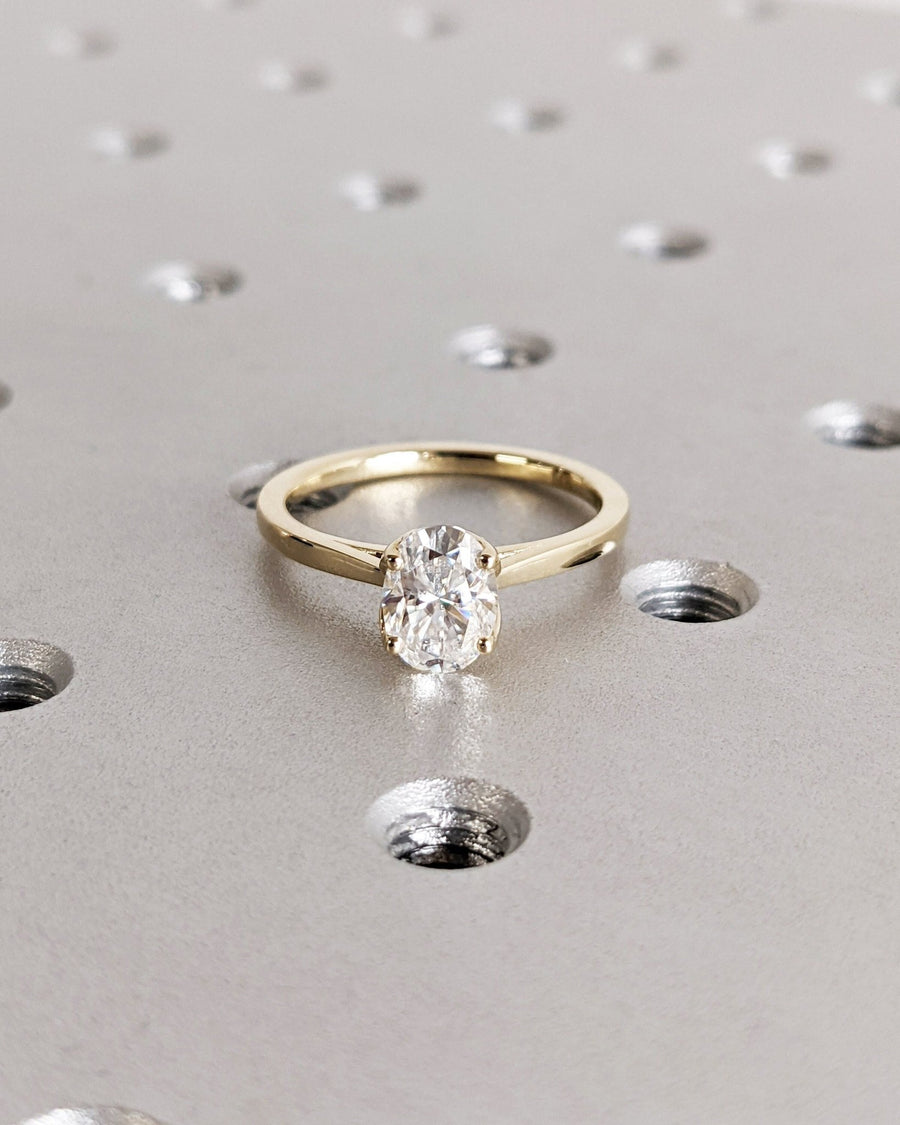 oval cut diamond ring with luxury craftsmanship,
