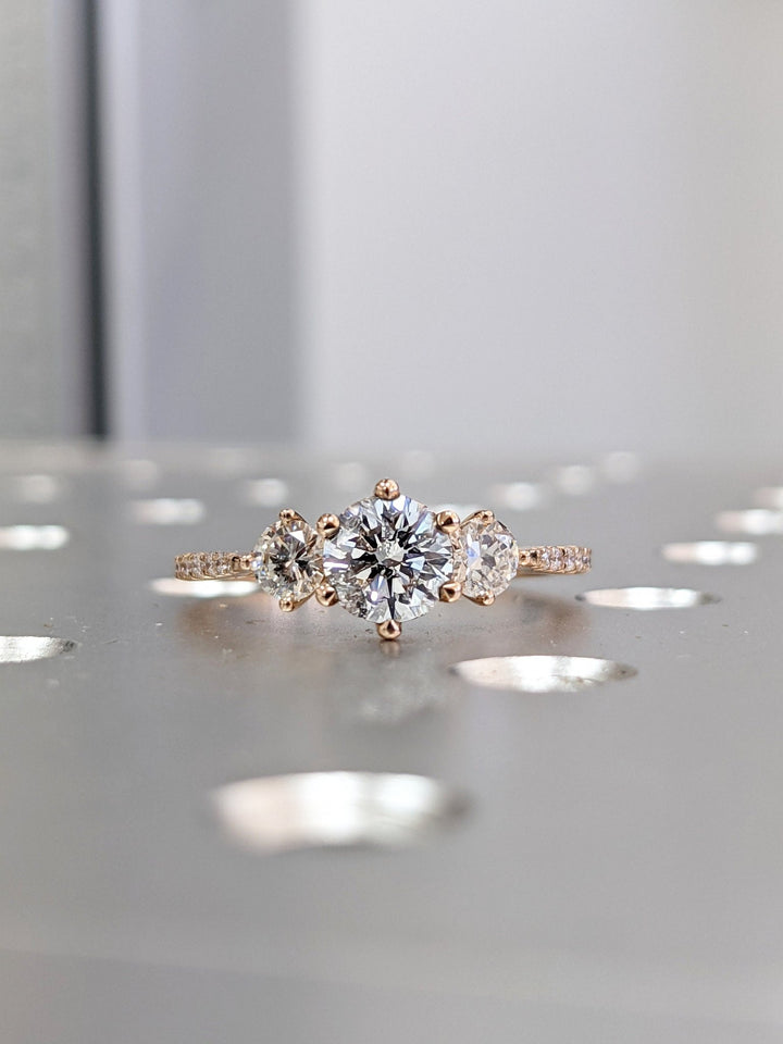 lab created diamond ring,